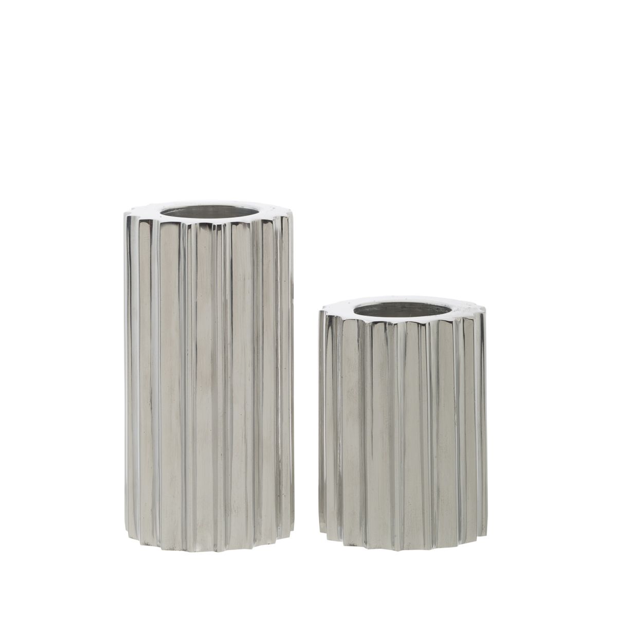 Ribb Candle Holder Set of 2 / Colours